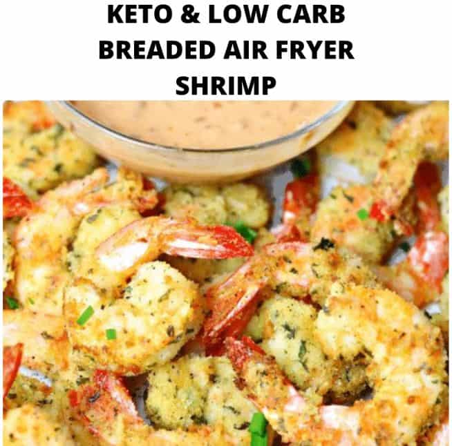 Keto & Low Carb Breaded Air Fryer Shrimp