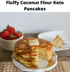 Fluffy Coconut Flour Keto Pancakes