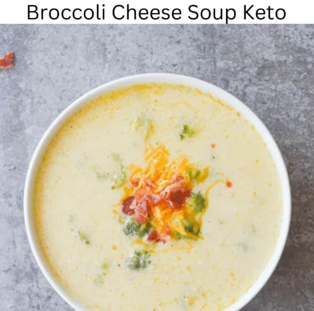 Broccoli Cheese Soup Keto