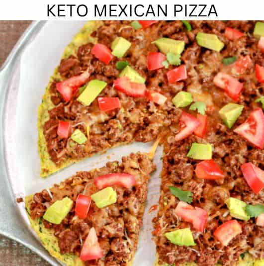 Keto Mexican Pizza