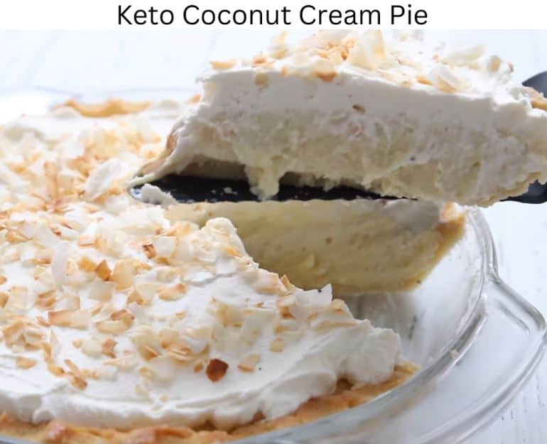 Keto Coconut Cream Pie