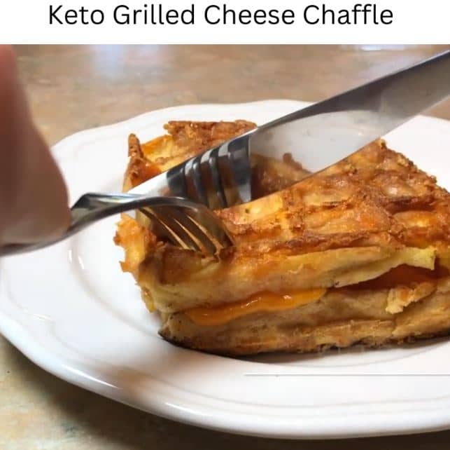 Keto Grilled Cheese Chaffle