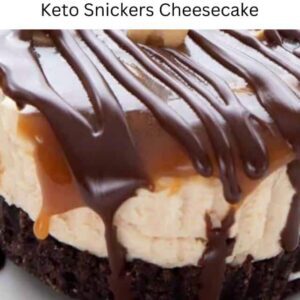 Keto Snickers Cheesecake