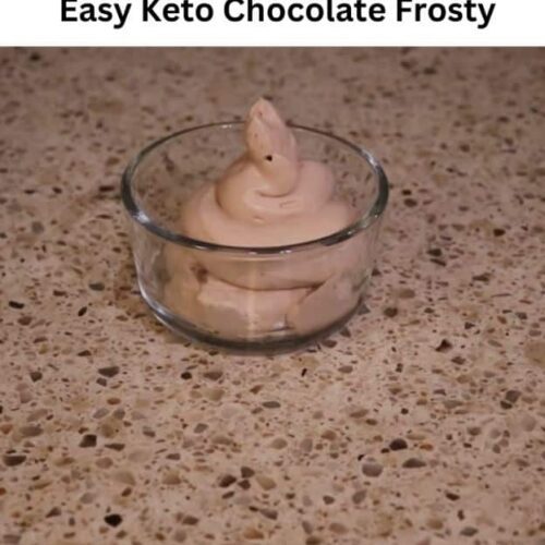 Easy Keto Chocolate Frosty