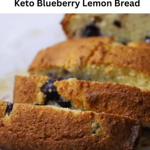 Keto Blueberry Lemon Bread