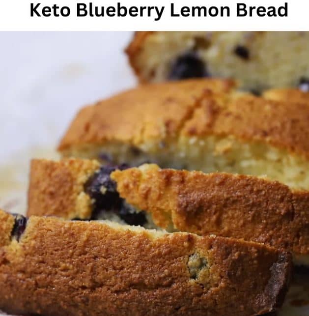 Keto Blueberry Lemon Bread