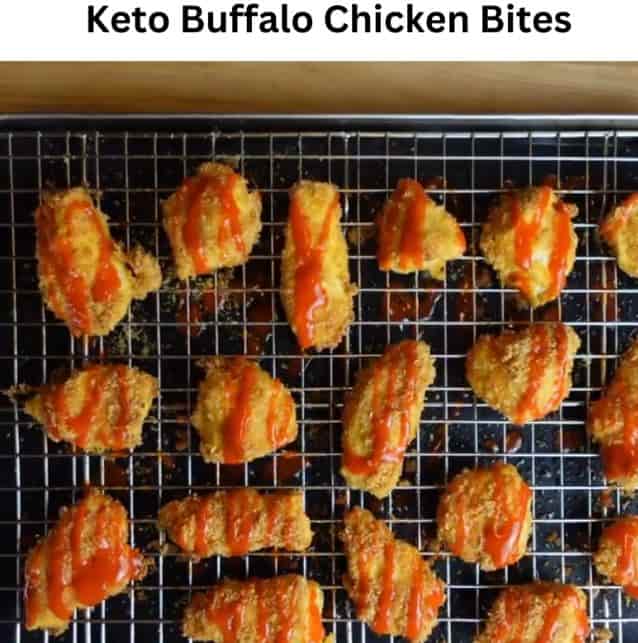 Keto Buffalo Chicken Bites