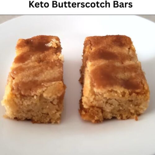 Keto Butterscotch Bars
