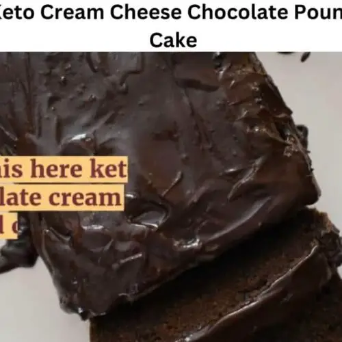 Keto Cream Cheese Chocolate Pound Cake