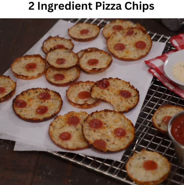 2 Ingredient Pizza Chips