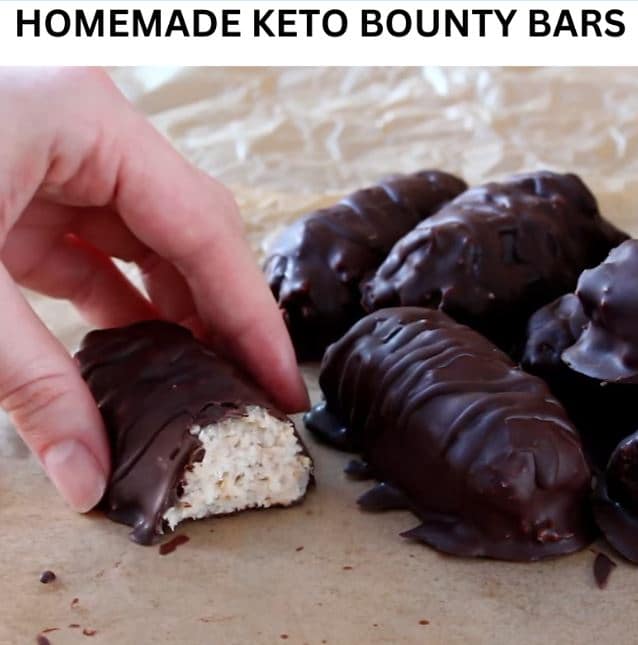 Homemade Keto Bounty Bars
