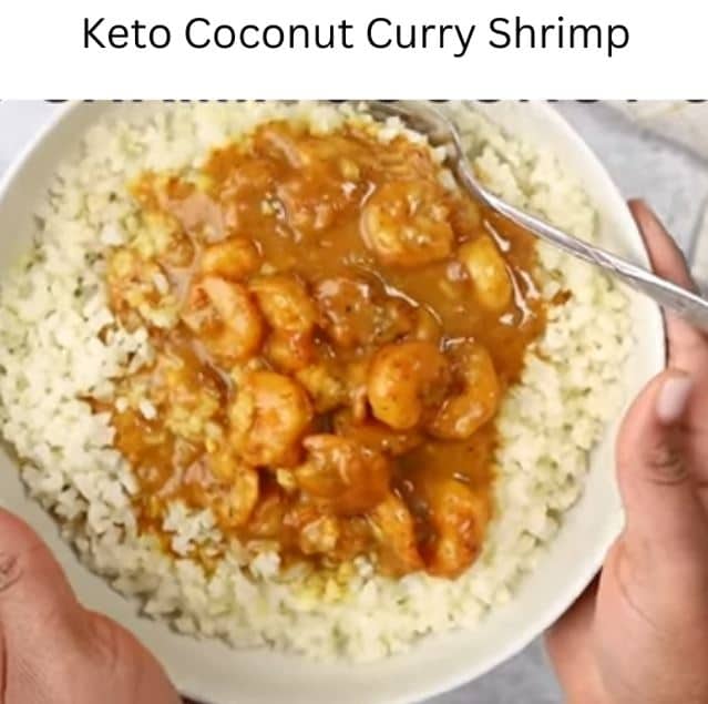 Keto Coconut Curry Shrimp