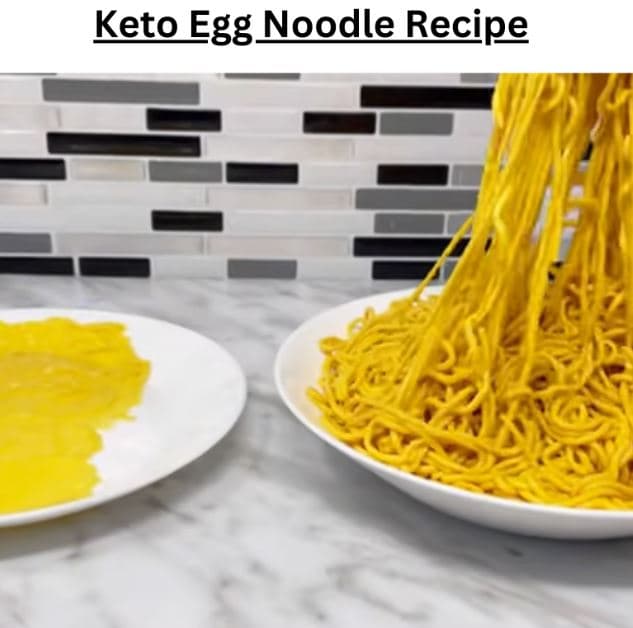 Keto Egg Noodle Recipe