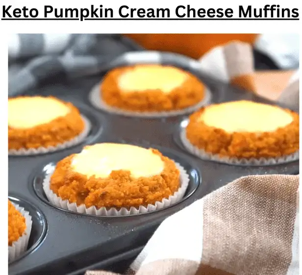 Keto Pumpkin Cream Cheese Muffins