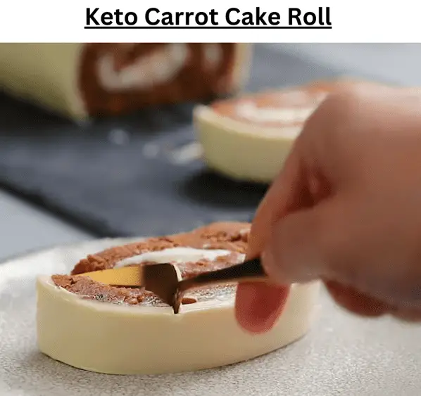 Keto Carrot Cake Roll