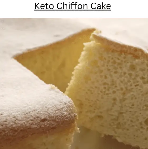 Keto Chiffon Cake