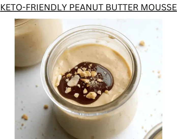 Keto Friendly Peanut Butter Mousse