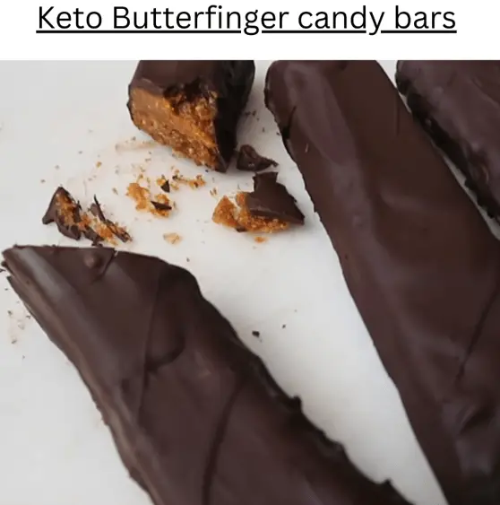 Keto Butterfinger Candy Bars