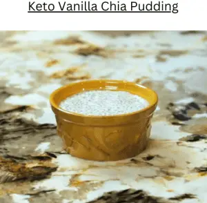 Keto Vanilla Chia Pudding