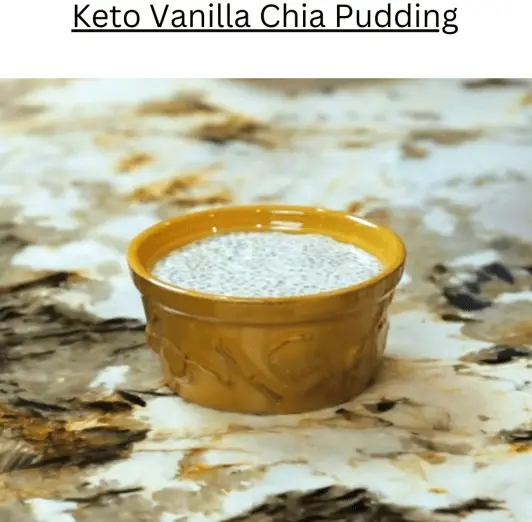 Keto Vanilla Chia Pudding