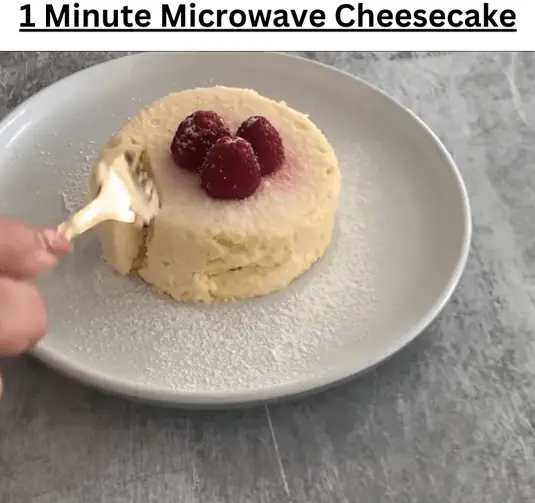 1 Minute Microwave Keto Cheesecake