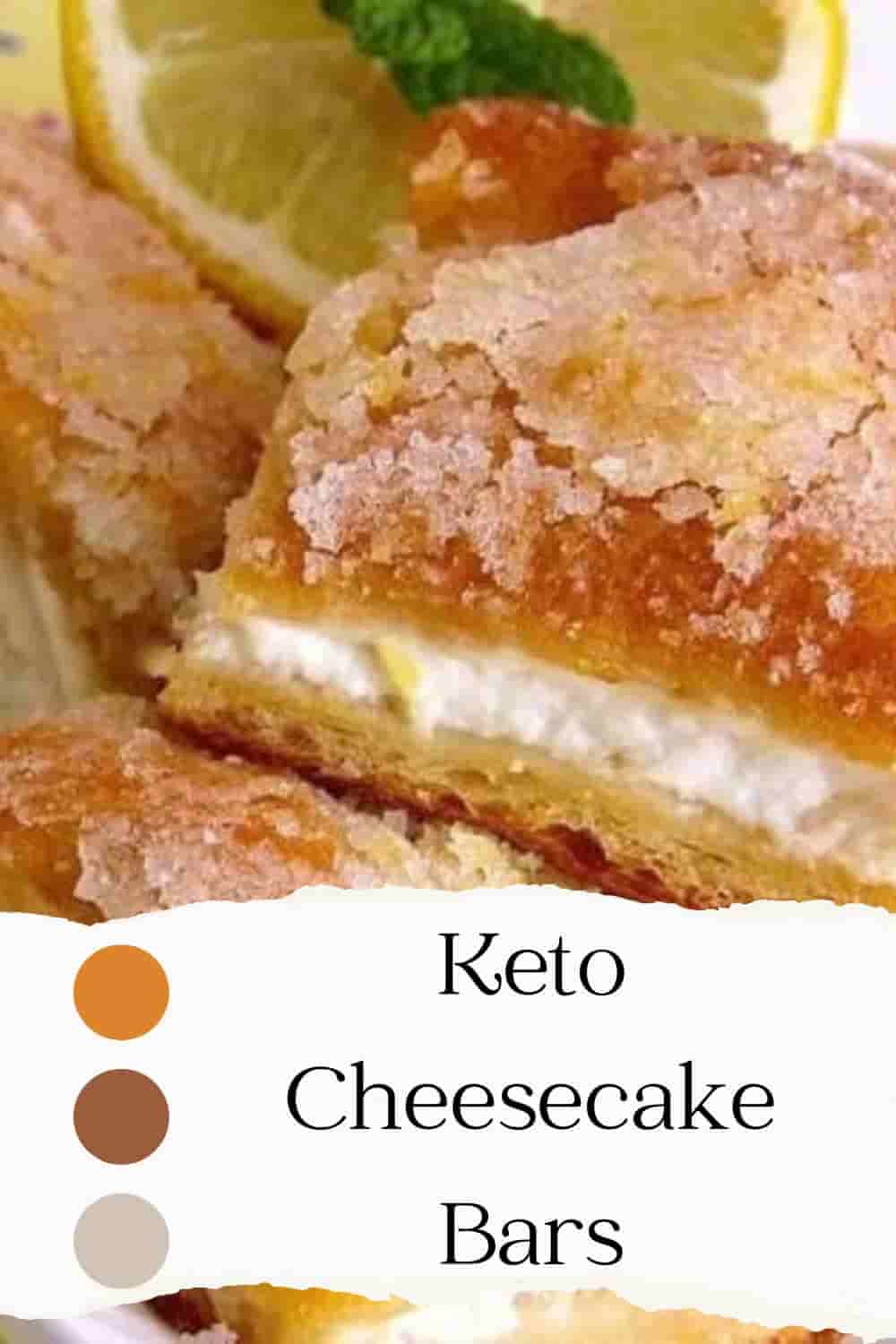 Keto Cheesecake Bars
