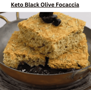 Keto Black Olive Focaccia