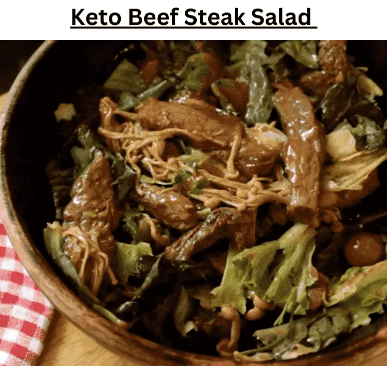 Keto Beef Steak Salad