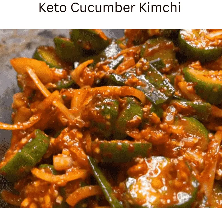 Keto Cucumber Kimchi