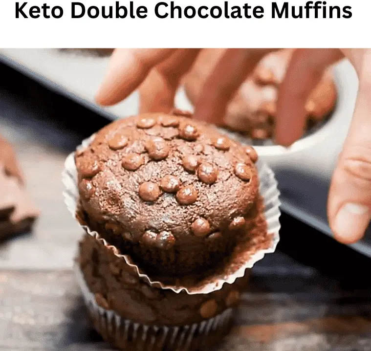 Keto Double Chocolate Muffins