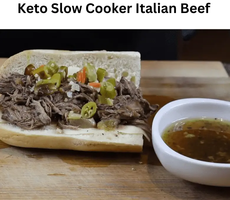 Keto Slow Cooker Italian Beef