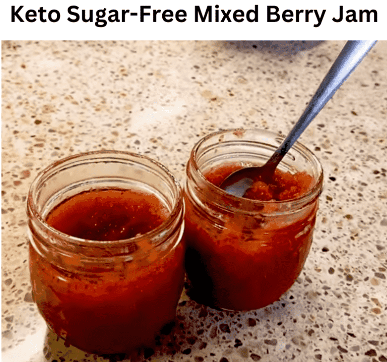 Keto Berry Reno Powder Keto Sugar-Free Mixed Berry Jam - EASY KETO RECIPES