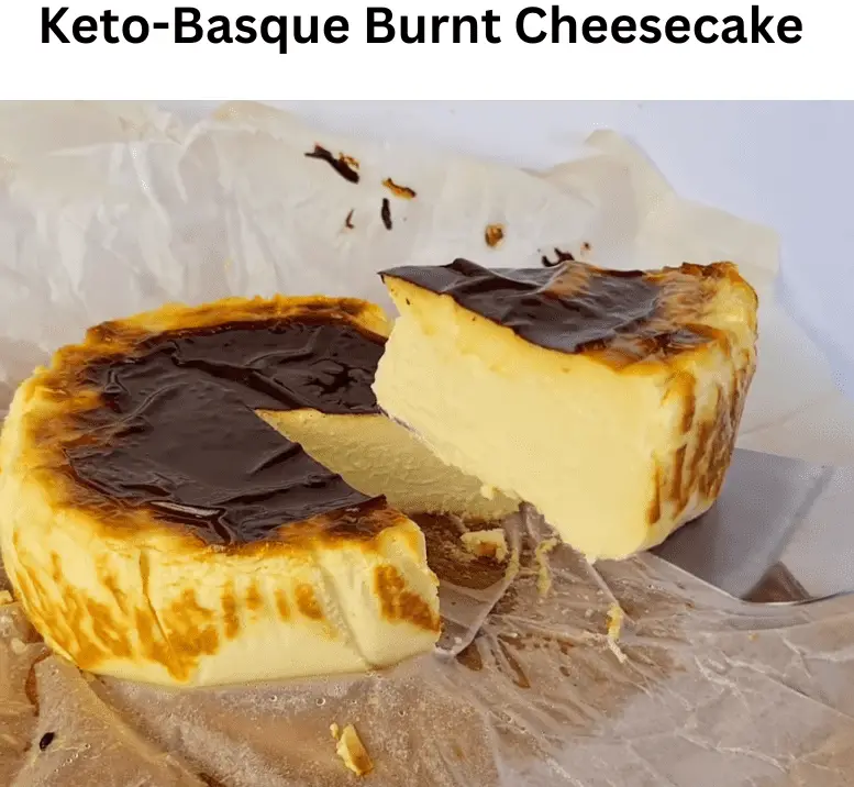 Keto-Basque Burnt Cheesecake