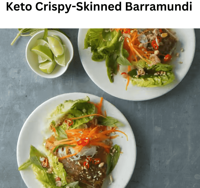 Keto Crispy-Skinned Barramundi