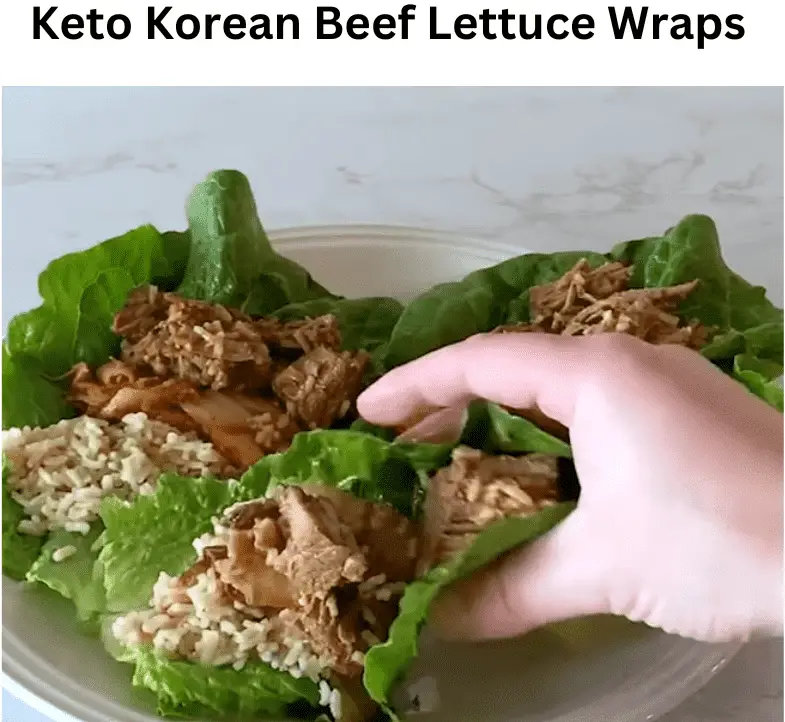 Keto Korean Beef Lettuce Wraps