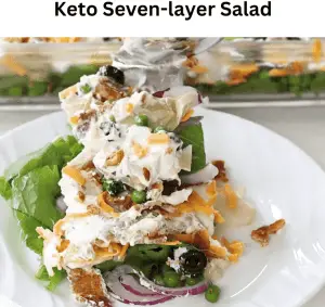 Keto Seven Layered Salad
