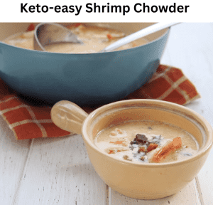 Keto-easy Shrimp Chowder