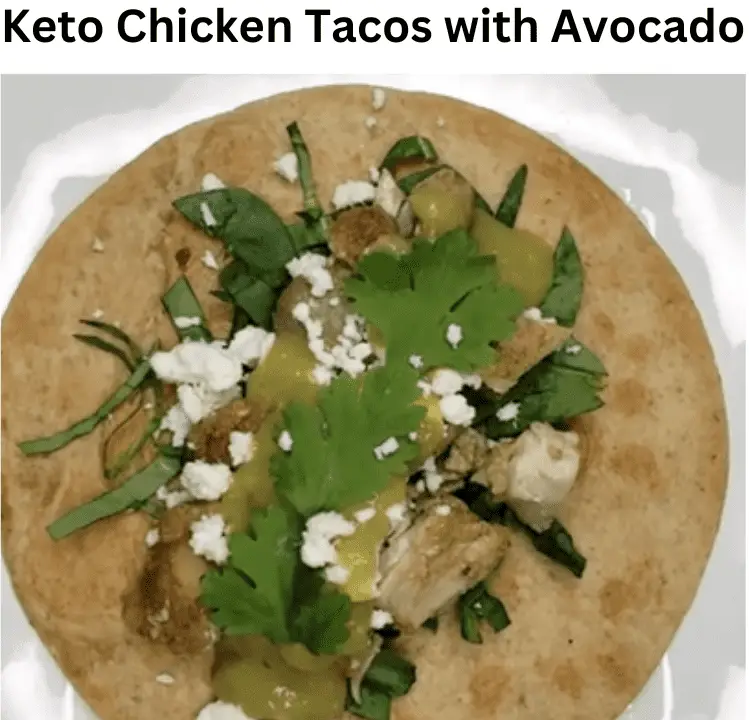 Keto Chicken Tacos with Avocado