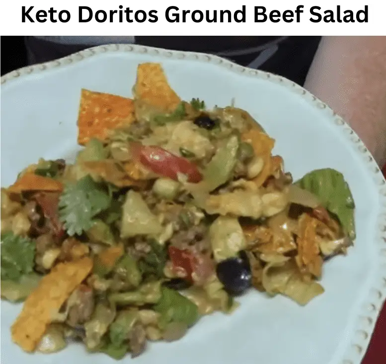 Keto Doritos Ground Beef Salad