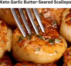 Keto Garlic Butter-Seared Scallops