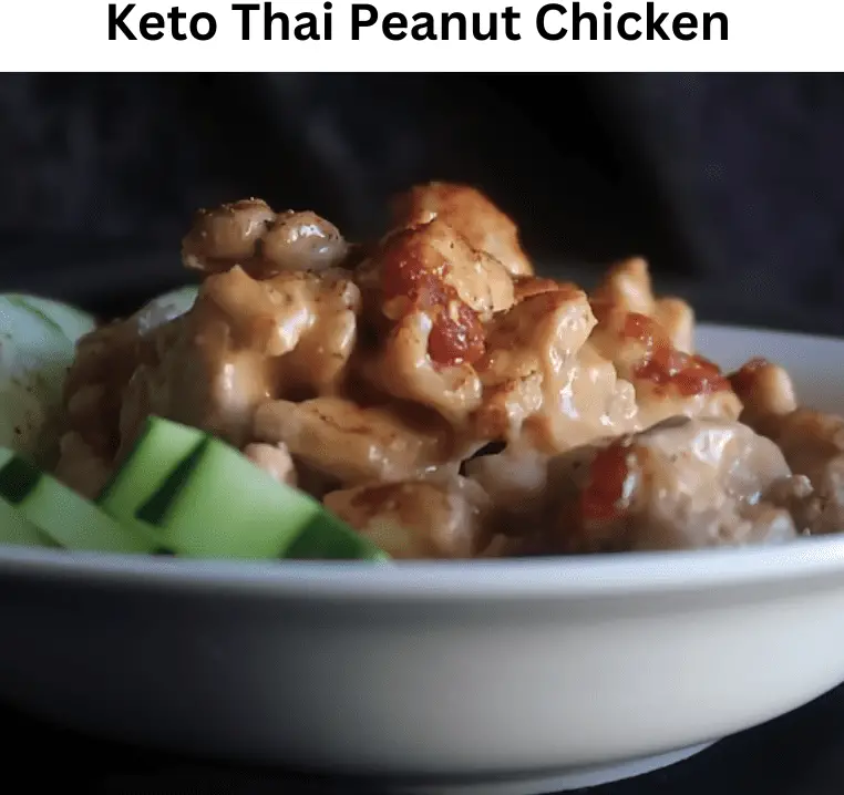 Keto Thai Peanut Chicken