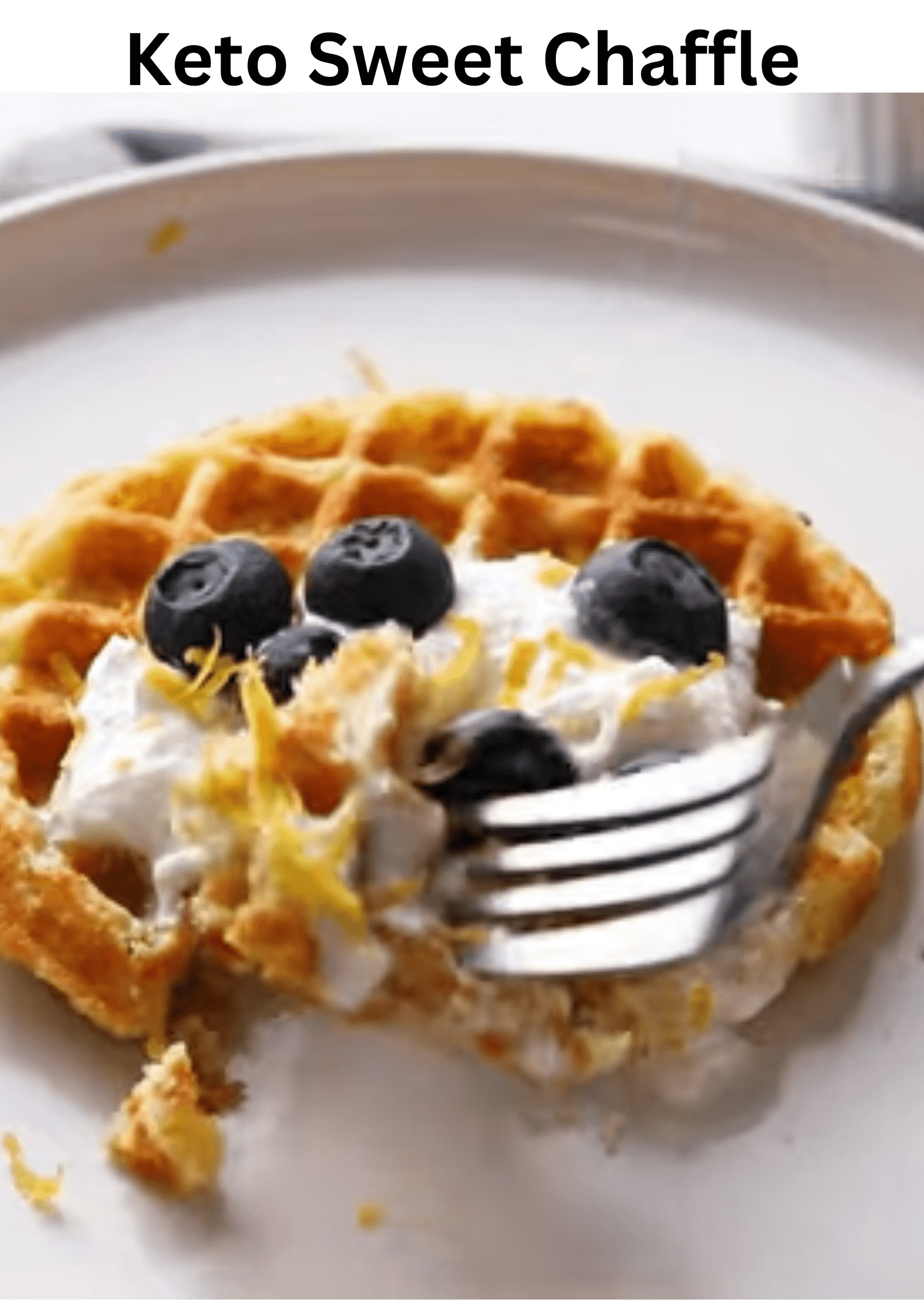 Keto Sweet Chaffle