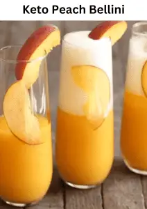 Keto Peach Bellini