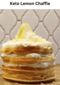 Keto Lemon Chaffle