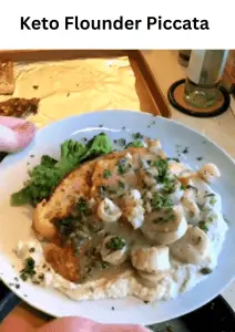 Keto Flounder Piccata