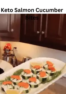 Keto Salmon Cucumber Bites