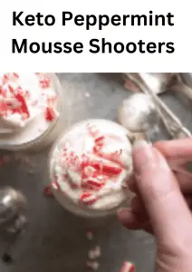 Keto Peppermint Mousse Shooters