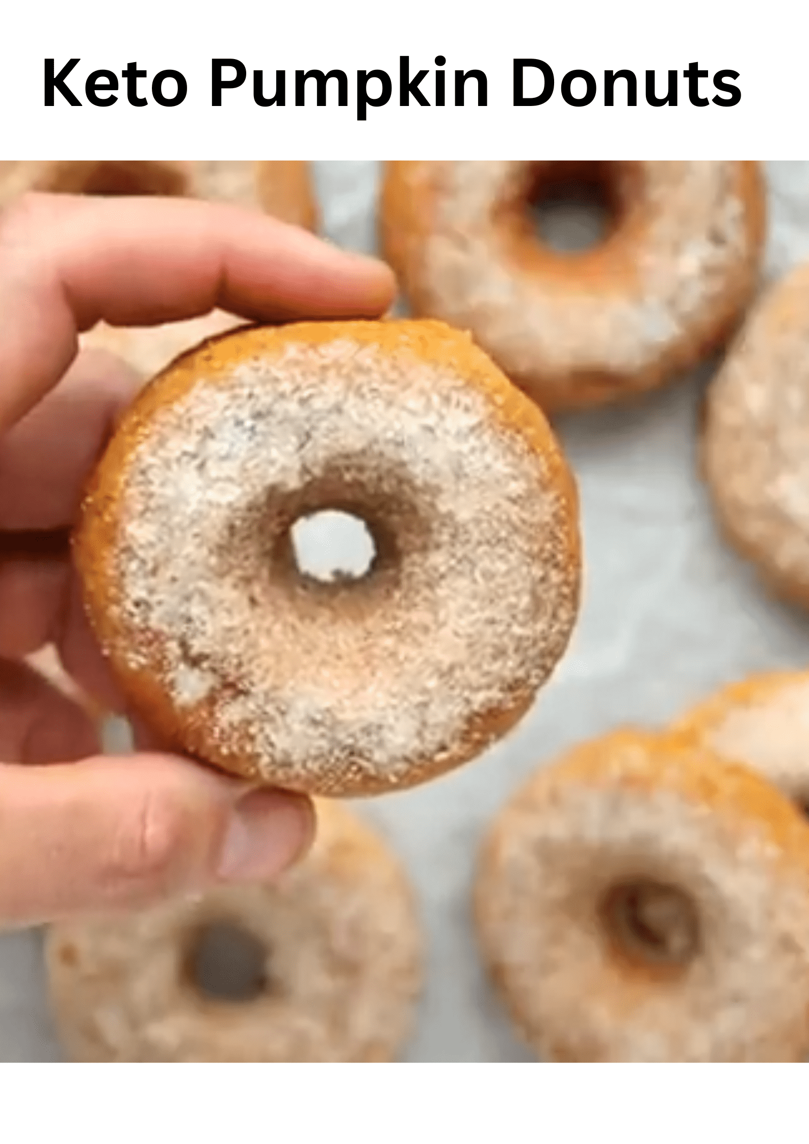 Keto Pumpkin Donuts