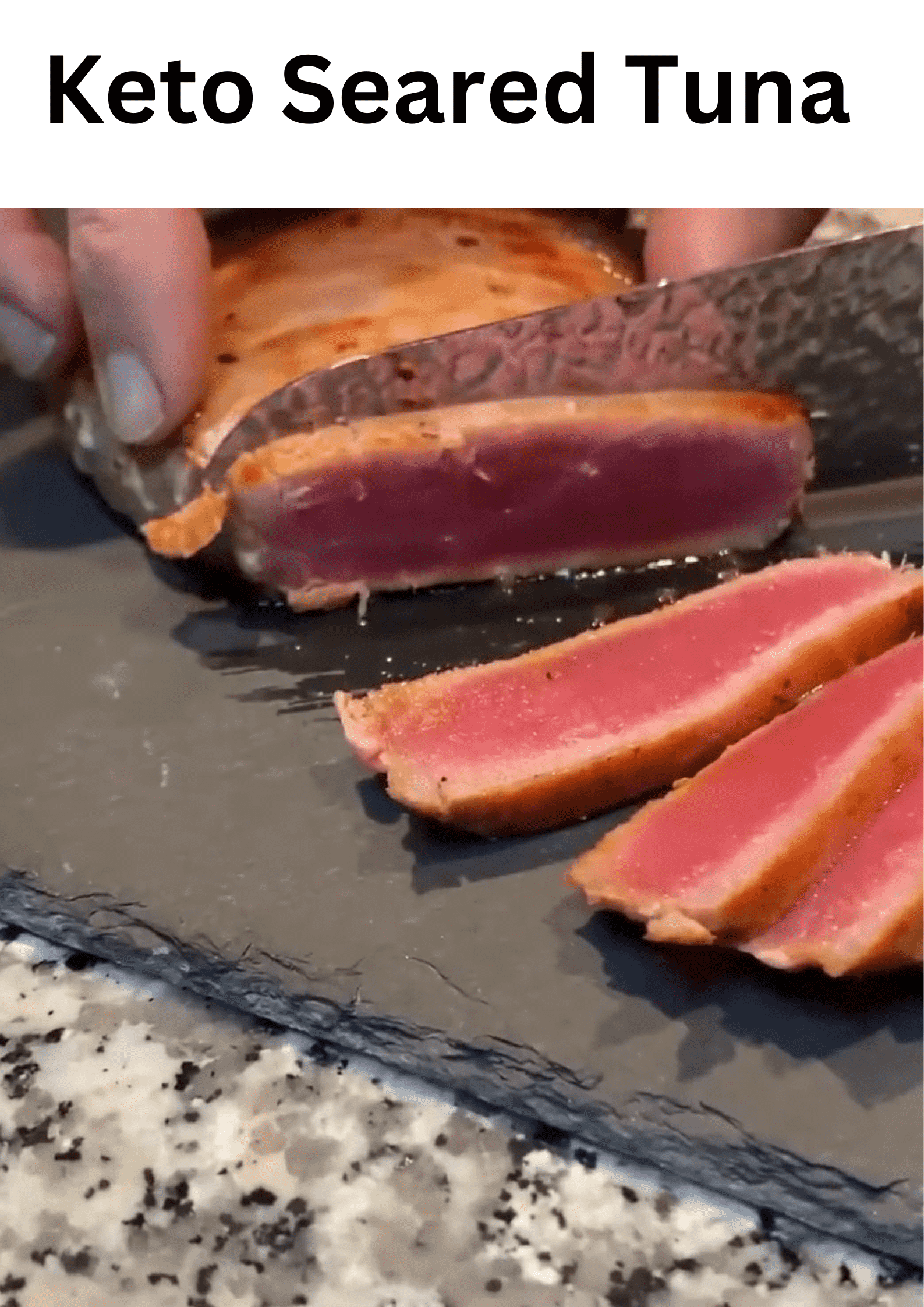 Keto Seared Tuna