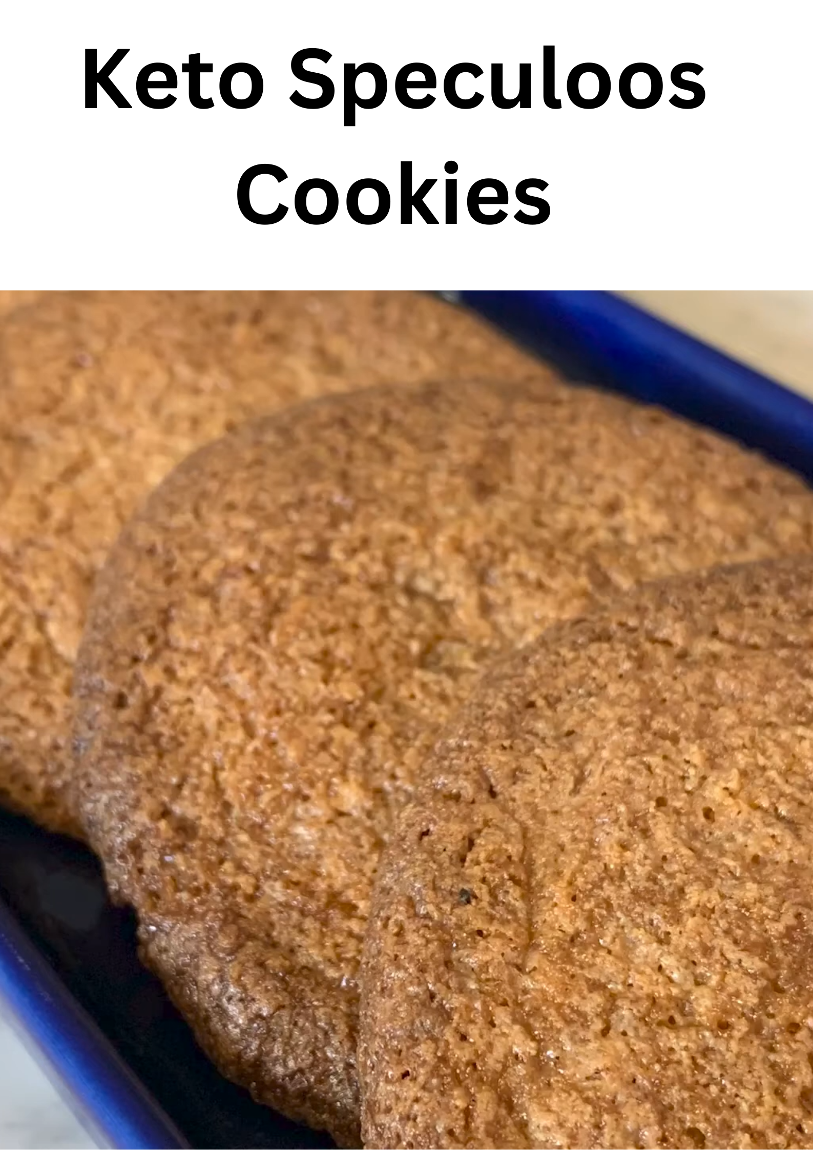 Keto Speculoos Cookies